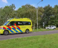 Twee voertuigen botsen met elkaar