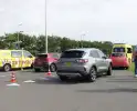 Gewonde bij aanrijding met drie voertuigen