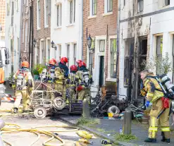 Woning aangetast door voertuigbrand