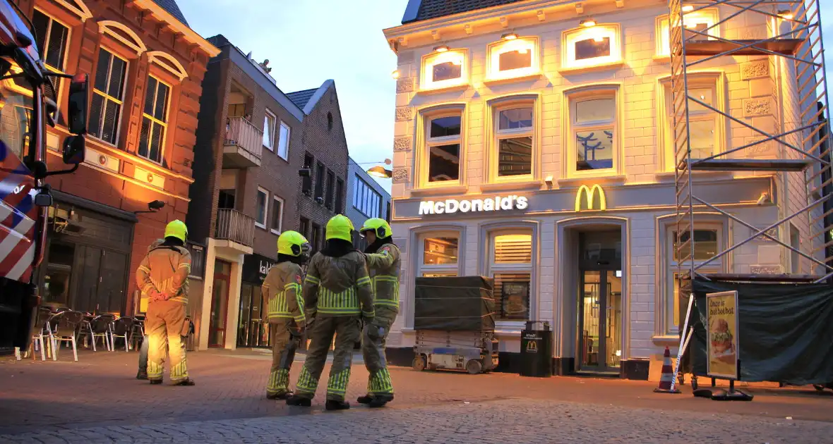 Brandweer ingezet bij McDonald's vanwege gaslucht