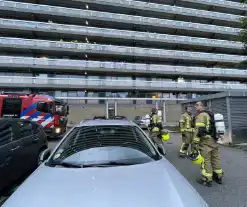 Elektrische fiets in brand op vierde etage