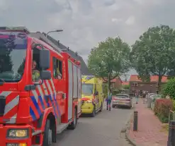 Steekvlam in keuken, buurman blust