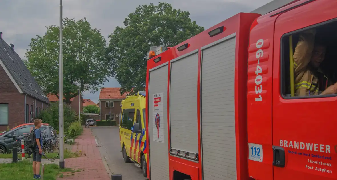 Steekvlam in keuken, buurman blust - Foto 1