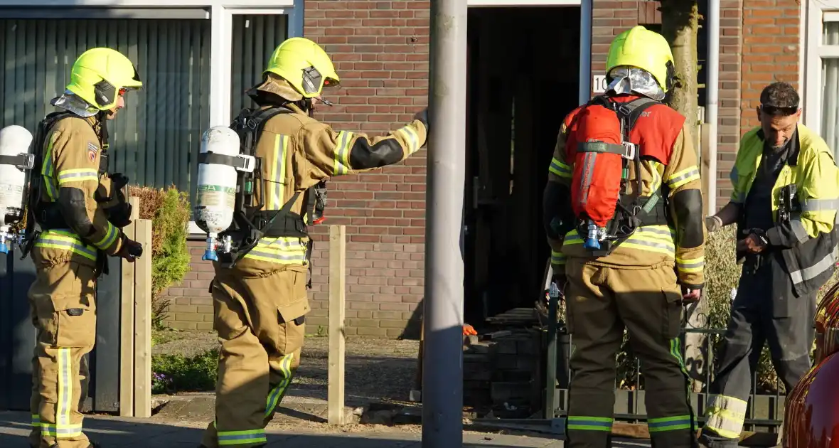 Werkzaamheden veroorzaken gaslek in voortuin