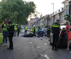 Grote schade na aanrijding met motorrijder