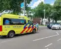 Twee voertuigen met elkaar in botsing op kruising