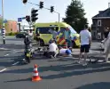 Scooterrijder gewond bij aanrijding met bakwagen