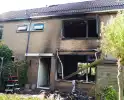 Aanhouding bij grote brand in woning