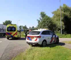 Fietsers botsen op elkaar