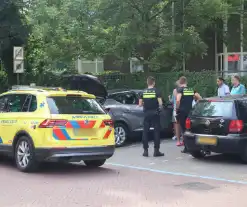 Fietser aangereden op parkeerplaats