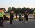 Motorrijder gewond na valpartij, weg afgesloten