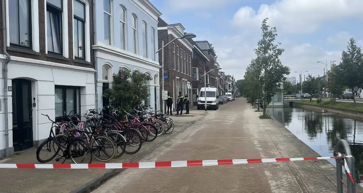 Politie zet straat af vanwege gaslek