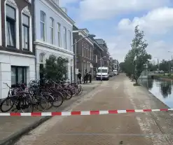 Politie zet straat af vanwege gaslek