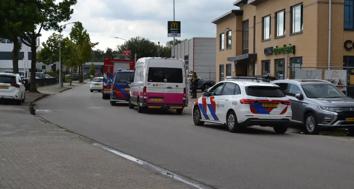 Gaslucht geroken in bedrijfspand