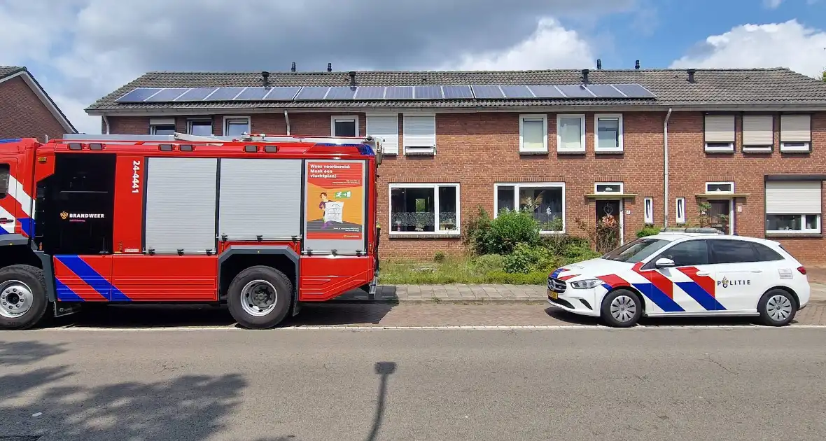 Brandweer ingezet voor vocht in muur - Foto 1