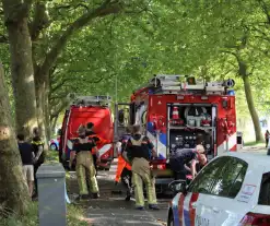 Hulpdiensten groots ingezet voor een te water geraakt persoon