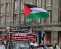 Kleine demonsratie voor free-palestina