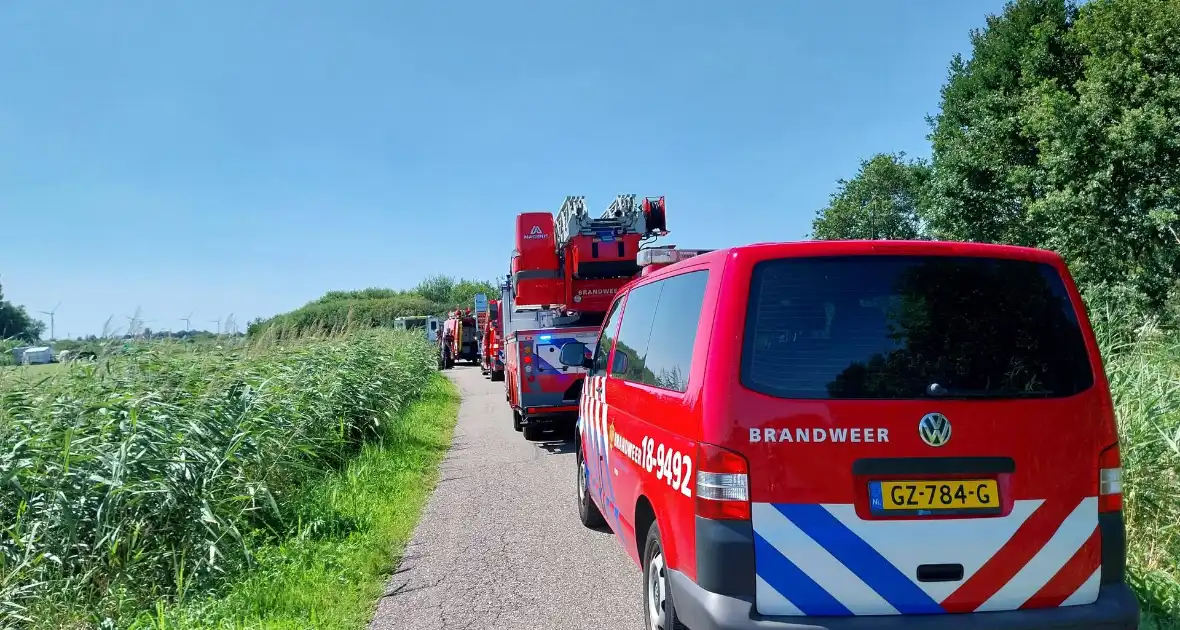 Persoon op scootmobiel belandt in water - Foto 1