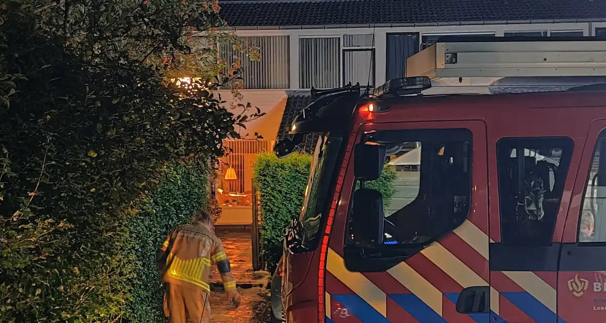 Container vliegt in brand