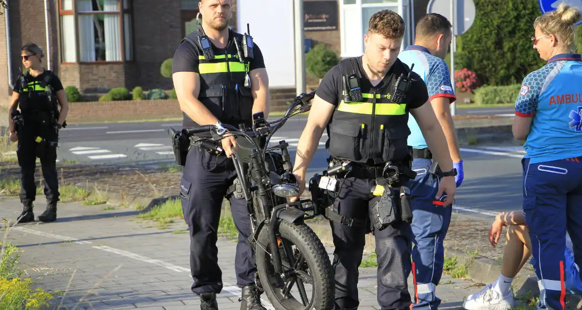 Politie neemt fatbike mee na botsing - Foto 1