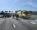 Brandweer ingezet voor brandende vuilniswagen
