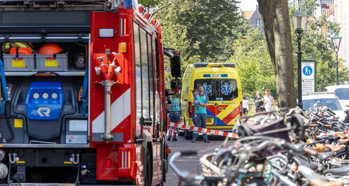 Brandende bouwmaterialen in binnenstad - Foto 6