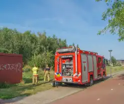 Brandweer blust bosschage brand