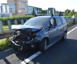 Bestuurder gewond bij eenzijdige aanrijding