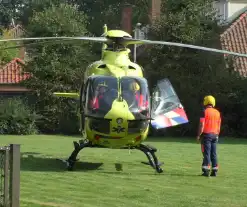 Traumateam landt in woonwijk voor medisch incident