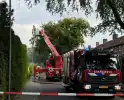 Brandweer blust middelbrand in woning