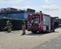 Haag vliegt in brand door onkruidverbrander