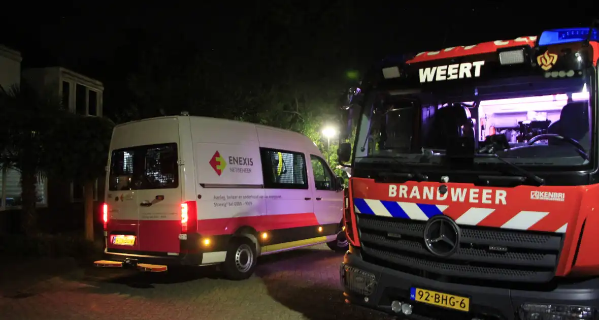 Brandweer en netbeheerder ingezet wegens gaslekkage in tuin