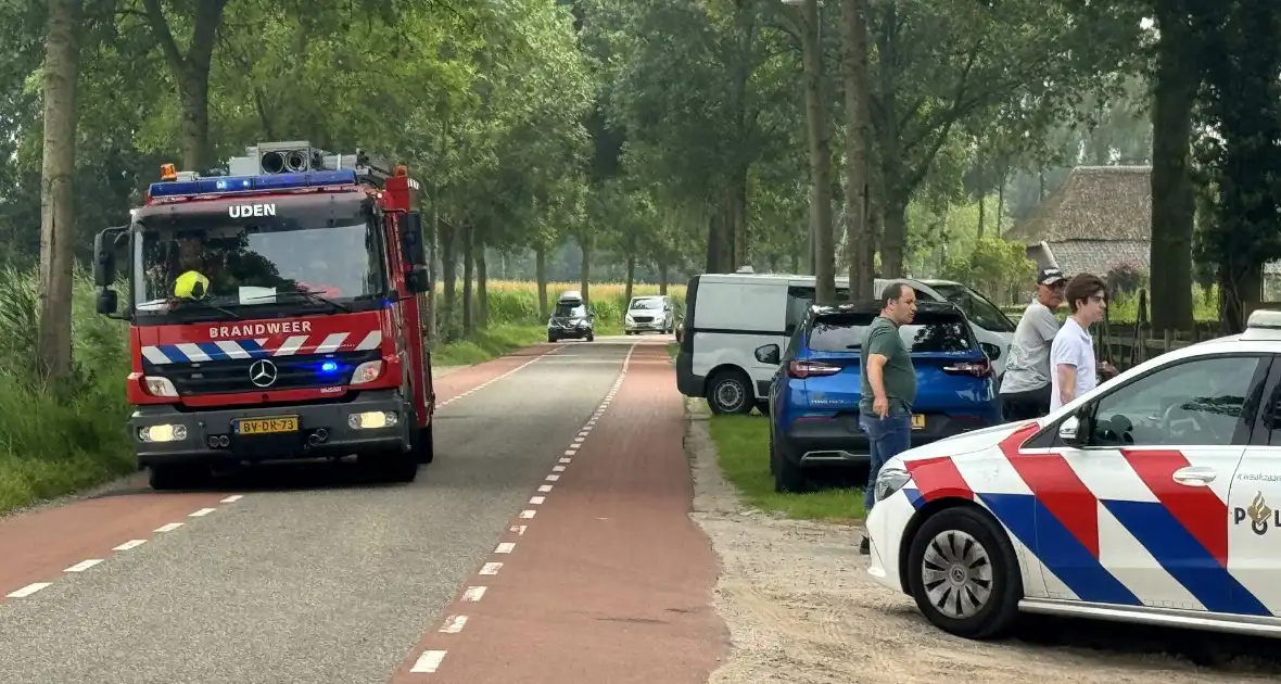 Brand bij boerderij blijkt mee te vallen - Foto 1