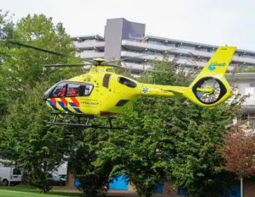 Traumateamingezet bij medische noodsituatie in flatwoning