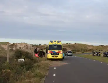 Motorrijdster gewond bij ongeval