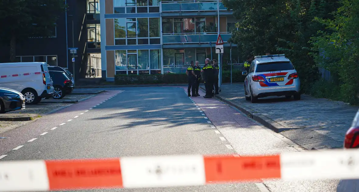 Straat afgesloten wegens politie-inzet