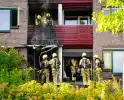 Brandweer ingezet voor uitslaande brand bij woning