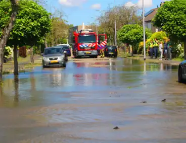 Veel wateroverlast door gesprongen waterleiding