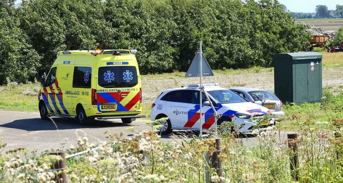 Fietser in botsing met automobilist, traumateam opgeroepen