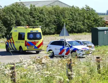 Fietser in botsing met automobilist, traumateam opgeroepen