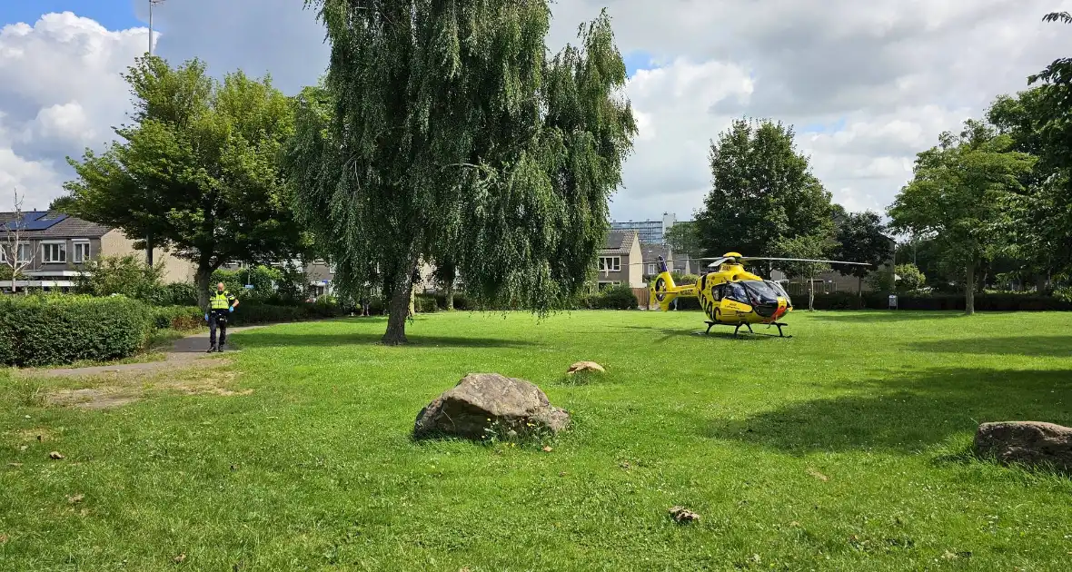 Duitse traumahelikopter ingezet voor medisch incident