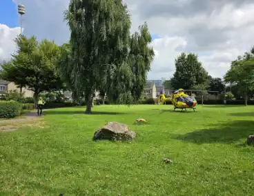 Duitse traumahelikopter ingezet voor medisch incident