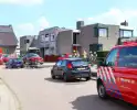 Brandweer ingezet voor gaslekkage in tuin van woning