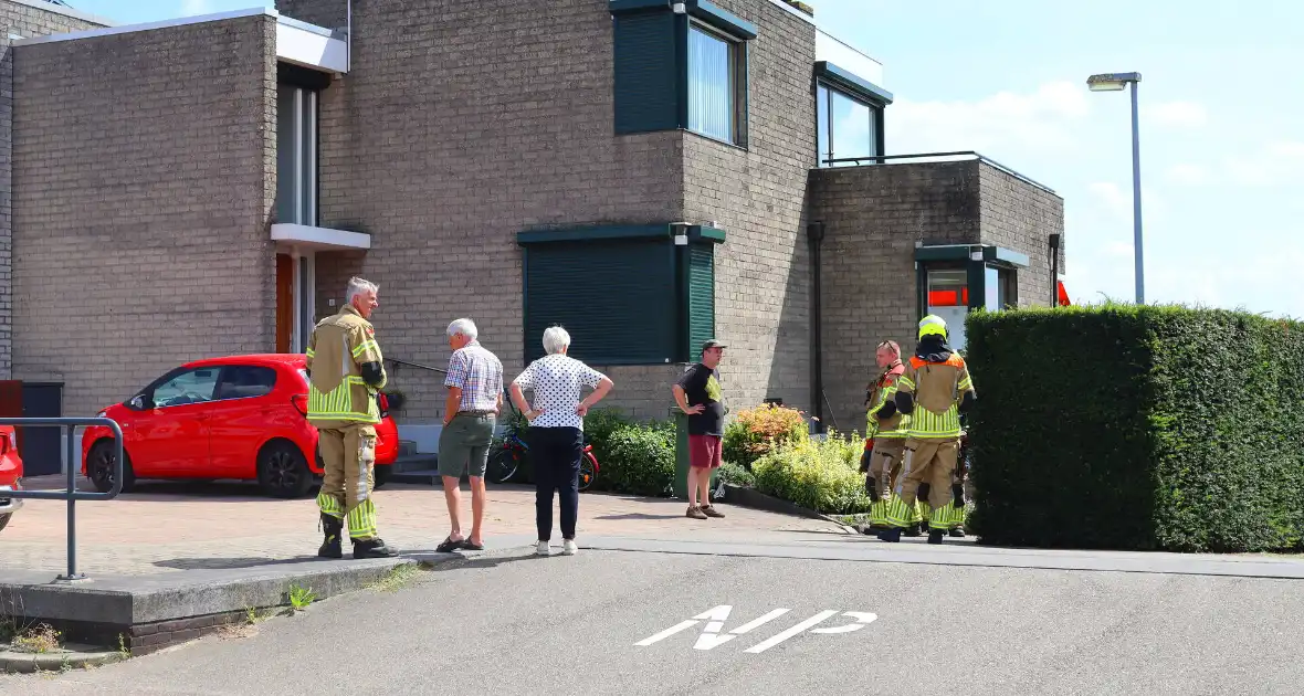 Brandweer ingezet voor gaslekkage in tuin van woning - Foto 1