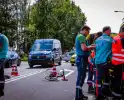 Traumateam ingezet na ongeval met racefietster en bestelbus