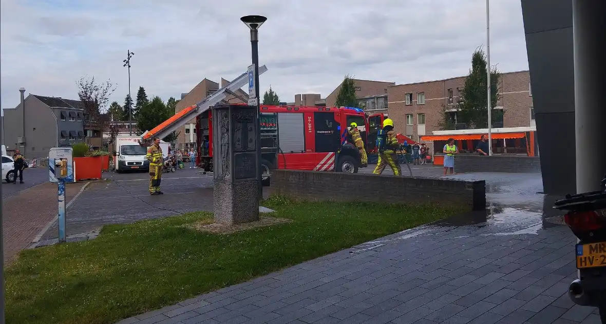 Vlammen uit muren van gemeentehuis na onkruidverbranding - Foto 5