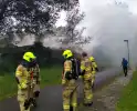 Veel rookontwikkeling bij uitslaande schuurbrand