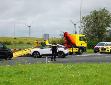 Motorrijder geschept door automobilist