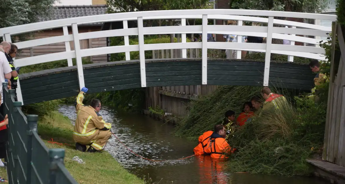 Persoon vast onder brug, brandweer ingezet - Foto 3