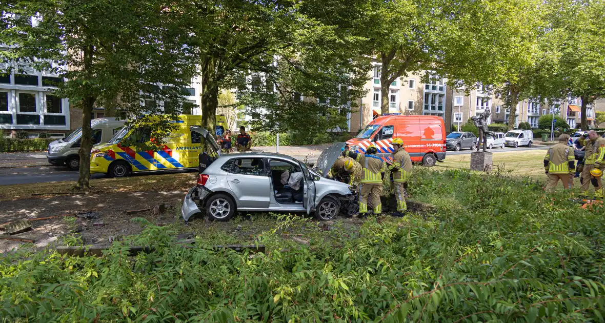 Ravage nadat auto van weg raakt en crasht - Foto 11